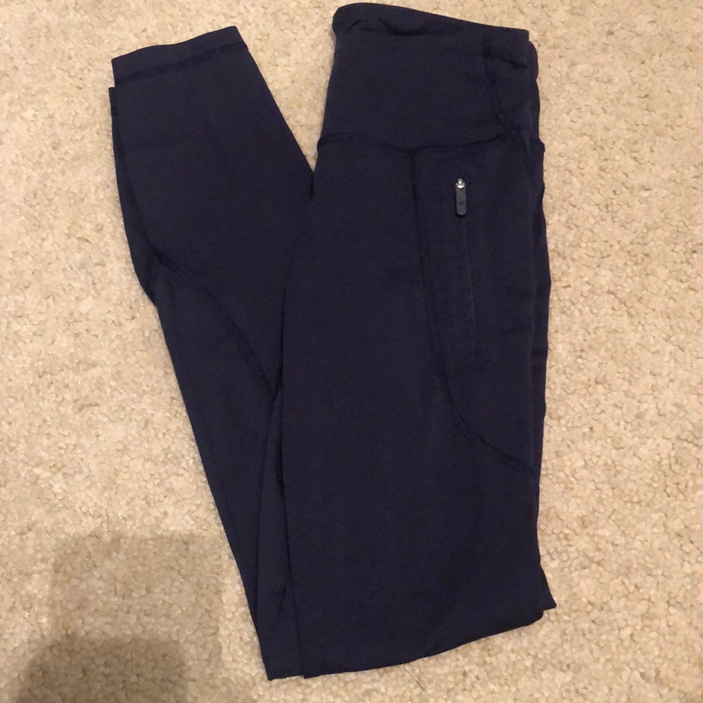 Lululemon navy mesh leggings
